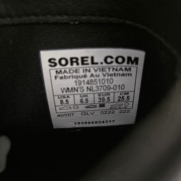 Sorel Cate Buckle Waterproof Leather Lug Sole Chunky Moto Ankle Bootie, Size 8.5 - Picture 12 of 12